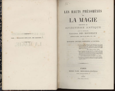 Les hauts phénomènes de la magie précédés du spiritisme antique (photo 2)