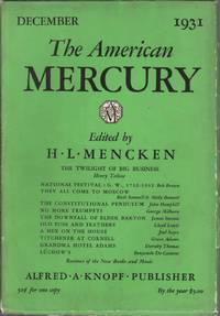 image of The American Mercury Vol. XXIV No. 96: December 1931