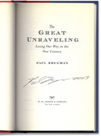 image of The Great Unraveling: Losing Our Way in the New Century.