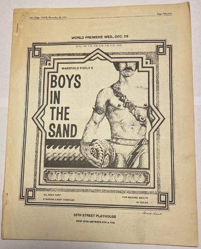 [Pressmaterial för gayporrfilmen ”Boys in the…