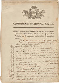 [TWO PARTIALLY-PRINTED DOCUMENTS, COMPLETED IN MANUSCRIPT, CONCERNING FRANÇOIS DE CHAUMONT, PRESIDENT OF THE FINANCE COMMITTEE OF THE COLONIAL ASSEMBLY