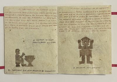 [MEXICAN OTOMI MANUSCRIPT ON AMATE...; (photo 10)