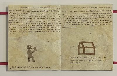 [MEXICAN OTOMI MANUSCRIPT ON AMATE...; (photo 12)