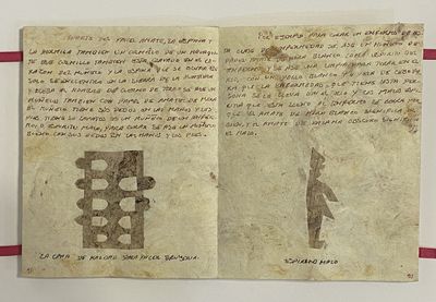 [MEXICAN OTOMI MANUSCRIPT ON AMATE...; (photo 16)