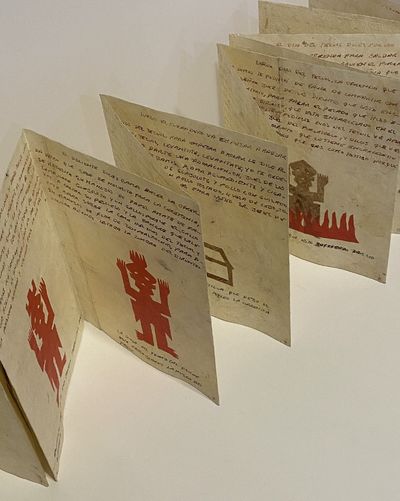 [MEXICAN OTOMI MANUSCRIPT ON AMATE...; (photo 3)