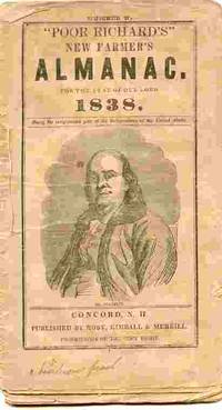 image of Poor Richard's New Farmer's Almanac...1838.