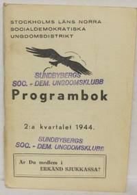 Programbok 2:a kvartalet 1944. Stockholms läns…