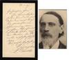 Autograph letter signed on mourning stationery