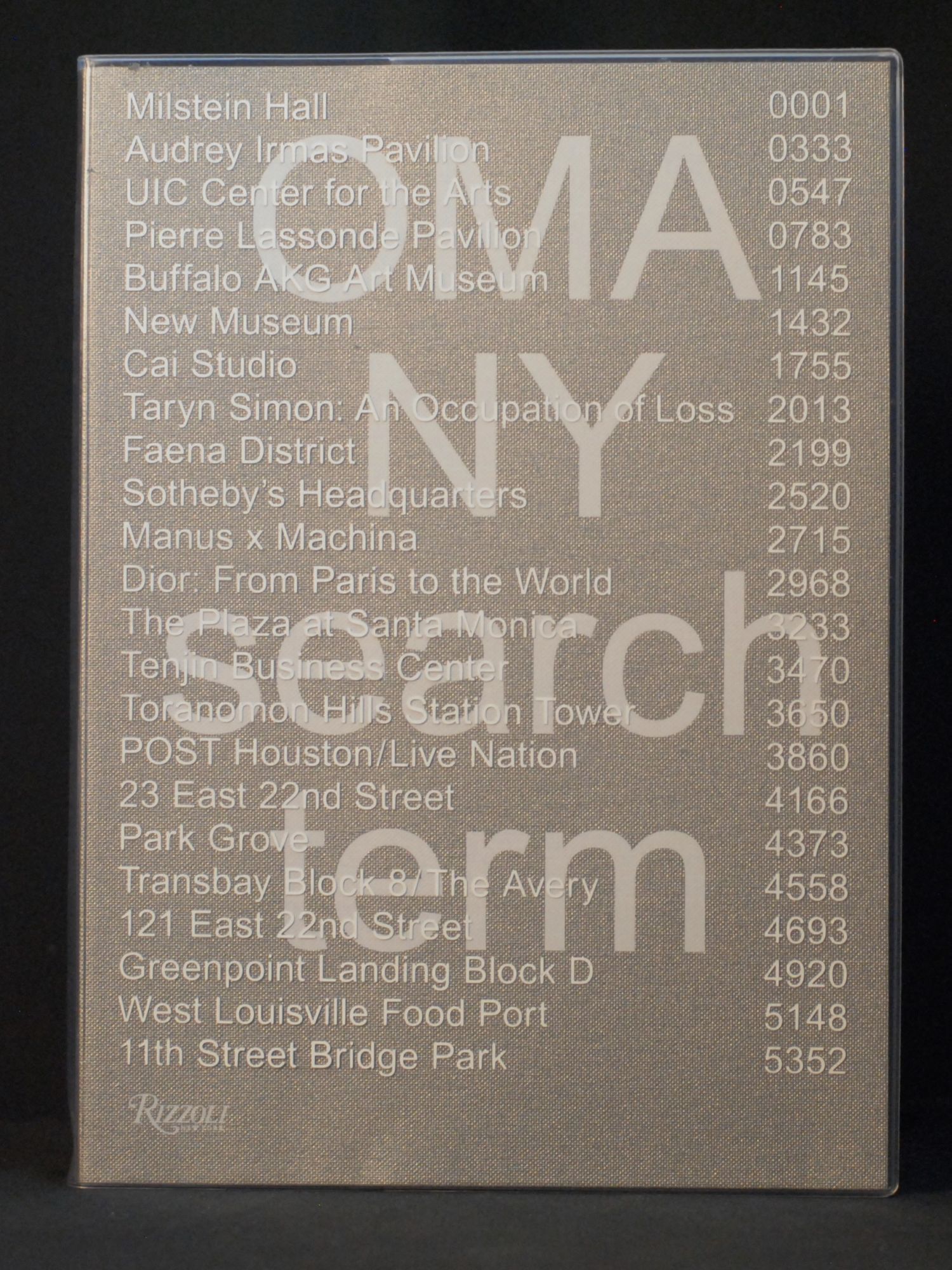 OMA NY: Search Term by Shigematsu, Shohei; Long, Jason | Soft 