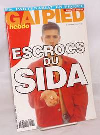 cover of Gai pied hebdo no. 487 du 26 Septembre au 2 Octobre 1991 English digest; Escrocs du SIDA
