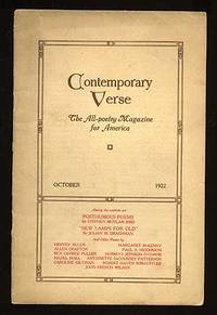 image of Contemporary Verse: October 1922
