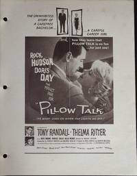 Pillow Talk Campaign Sheet 1959 Rock Hudson, Doris Day, Tony Randall