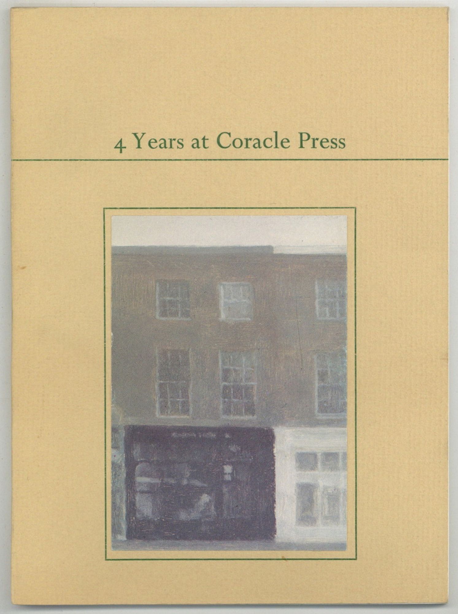 4 Years at Coracle Press: 1976-1980