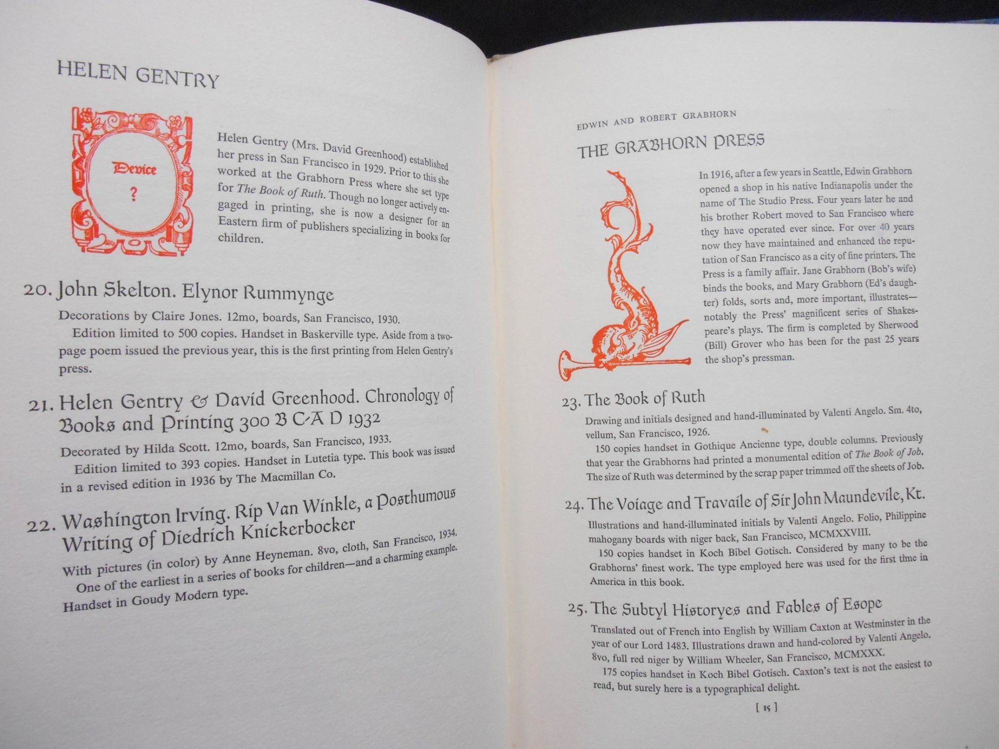 Fine Printing and Bookbinding from San Francisco and its Environs, a