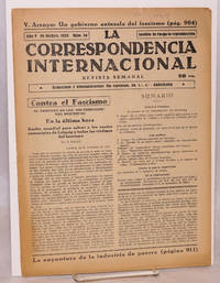 La Correspondencia internacional; revista semanal, año V, num. 56, 29 Dicbre. 1933