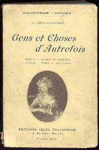 Gens et choses d'autrefois