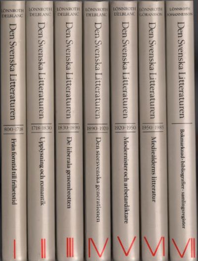 DEN SVENSKA LITTERATUREN I-VII.