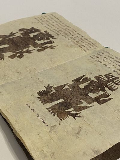 [MEXICAN OTOMI MANUSCRIPT ON AMATE...; (photo 10)