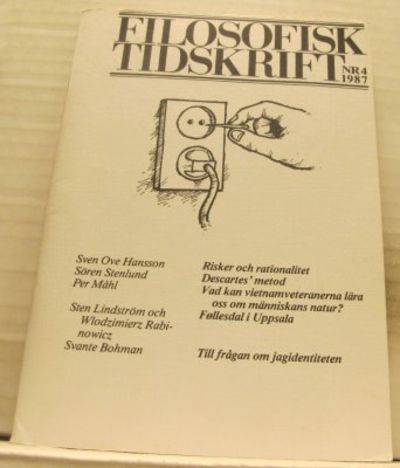 Filosofisk tidskrift nr 4/1987.