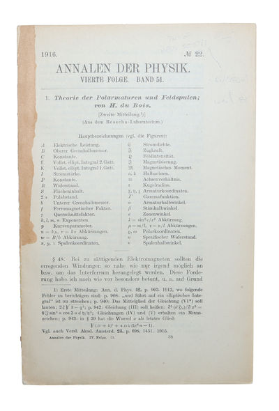 Über Friedrich Kottlers Abhandlung "Über Ensteins Äquivalenzhypothese und die Gravitation"; (photo 2)