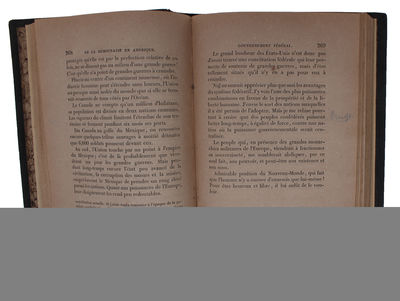 De la Democratie en Amerique. Orné d'une carte d'Amérique. 4 Tomes.  - [THE FOUNDATION OF CONSERVATIVE LIBERALISM] (photo 7)