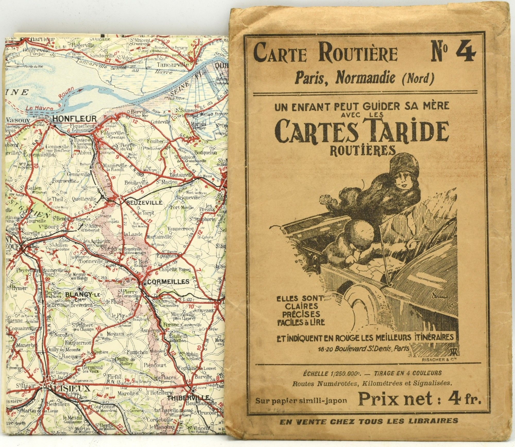 Roadmap Carte Taride Routiere No 4 Paris Normandie Nord By Cartes Taride From Black Swan Books Roadmap Carte Taride Routiere No 4 Paris Normandie Nord By Cartes Taride From Black Swan Books