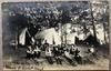 1911 Real Photo Postcard: YMCA Camp, Pine Lake Park near Olivet, Michigan