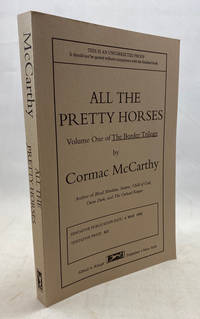 All the Pretty Horses by MCCARTHY, Cormac - 1992