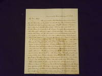 Manuscript Letter by a Plantation Owner about a Fatal Epidemic among His Slaves. M[alcolm?] McNeill.