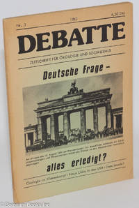 cover of Debate Nr. 3 1983 4,50 DM - zeitschrift fur okologie und sozialismus. - Deutsche Frage, alles erledigt? Okologie im Klassenkampf - Neue Linke den USA - Ende Israels