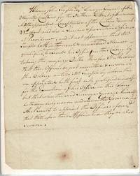 Manuscript resolution not to admit officers appointed by John Temple, Esq. (1732-1798) by Rhode Island colonial officials