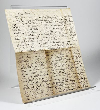 Originalt, håndskrevet brev.