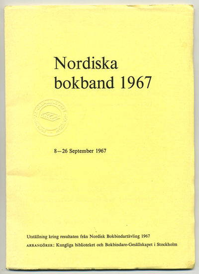 Nordiska bokband 1967. Utställning kring…