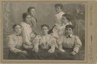 Portrait of a Mixed-Race Group of Women in Menomonie, Late 1890s