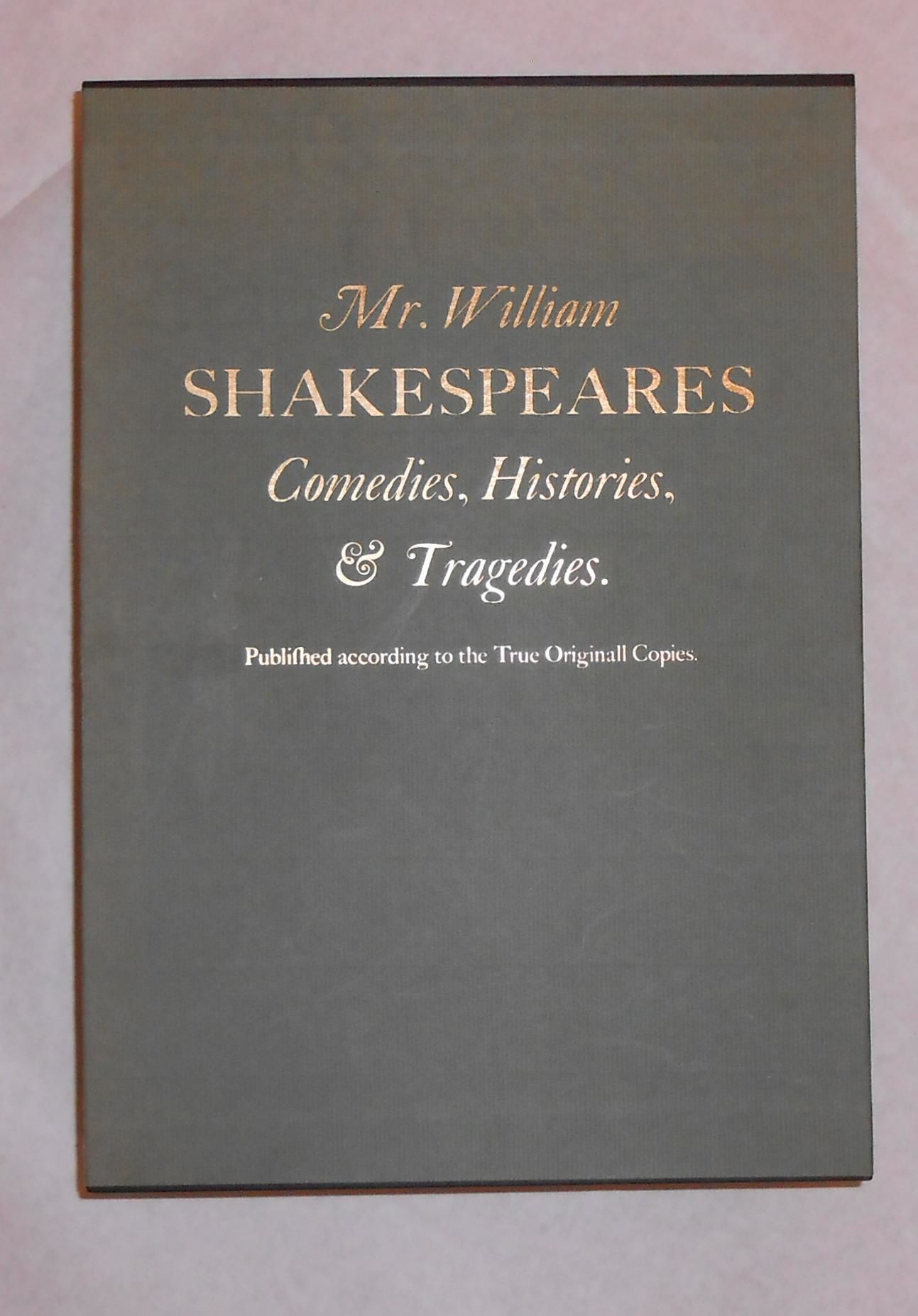 The Folio Society Edition of the Norton Facsimile the First Folio of