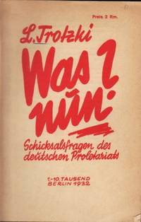 Was nun? Schicksalsfragen des deutschen…