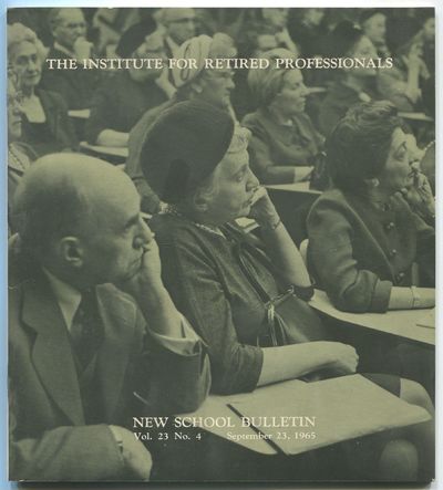 The Institute for Retired Professionals. September 23, 1965