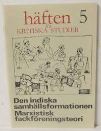 Häften för kritiska studier 5 1977.