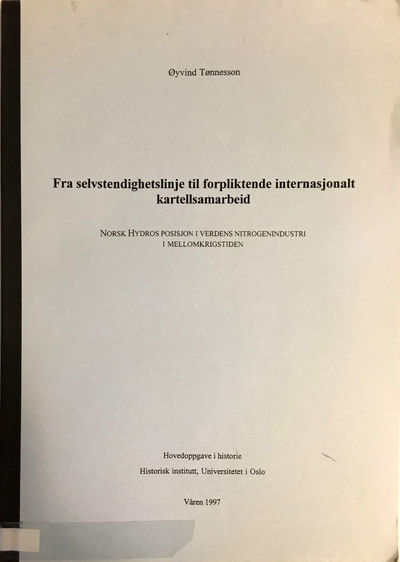 Fra selvstendighetslinje til forpliktende…