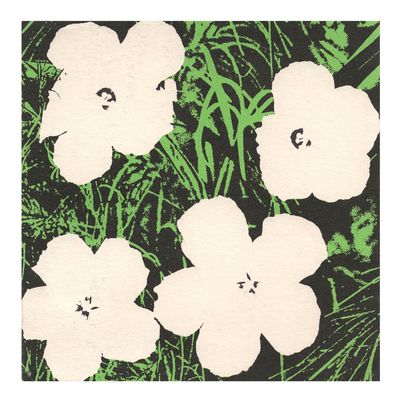 Andy Warhol: Flowers (Greeting Card)