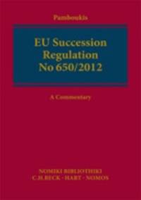 image of EU Succession Regulation No. 650/2012 - A Commentary