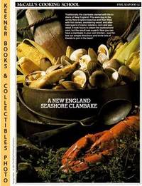 image of McCall's Cooking School Recipe Card: Fish, Seafood 32 - New England Clambake : Replacement McCall's Recipage or Recipe Card For 3-Ring Binders : McCall's Cooking School Cookbook Series