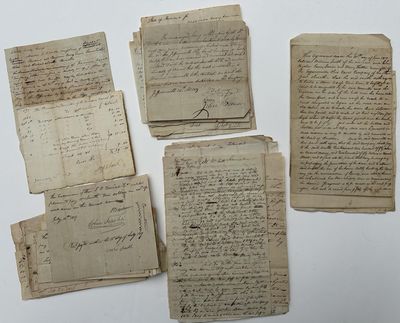 The attempt, and ultimate collapse of efforts, to build a canal around the Falls of the Ohio River at Jeffersonville, Indiana (across the river from Louisville, Kentucky), as recorded in an archive of documents related to efforts by the Indiana Canal Company (1807, three documents) and the Jeffersonville Ohio Canal Company (1819-1820, 87 documents)