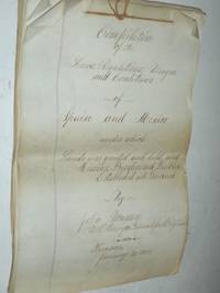 image of Manuscript: Compilation of the Laws, Regulations, Usages and Conditions of Spain and Mexico Under Which Lands Were Granted and Held and Missions, Presidios and Pueblos Established and Governed