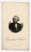 Engraved portrait of Charles Reed
