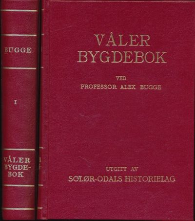 Våler bygdebok. 1-2. Nytrykk 1981