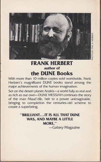 Dune Messiah by Herbert, Frank | Soft cover | 1981 | Berkley