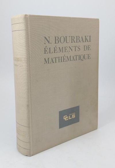 Algèbre. Chapitres 1 à 3.