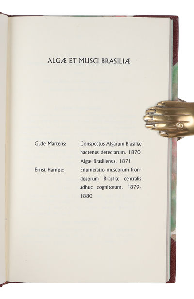 Conspectus algarum Brasiliae hactenus detectarum (+) Algae Brasilienses circa Rio de Janeiro a clar. A. Glaziou (+) Enumeratio muscorum frondosorum Brasiliae centralis, praecipue provinciarum Rio de Janeiro et S. Paulo, adhuc cognitarum . (In "Vidensk... (photo 2)