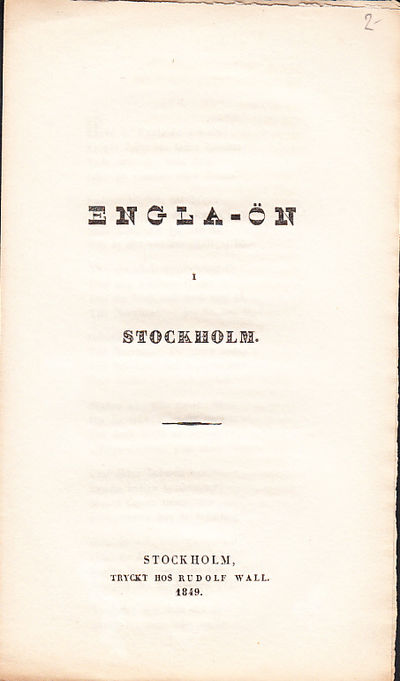 Engla-ön i Stockholm.